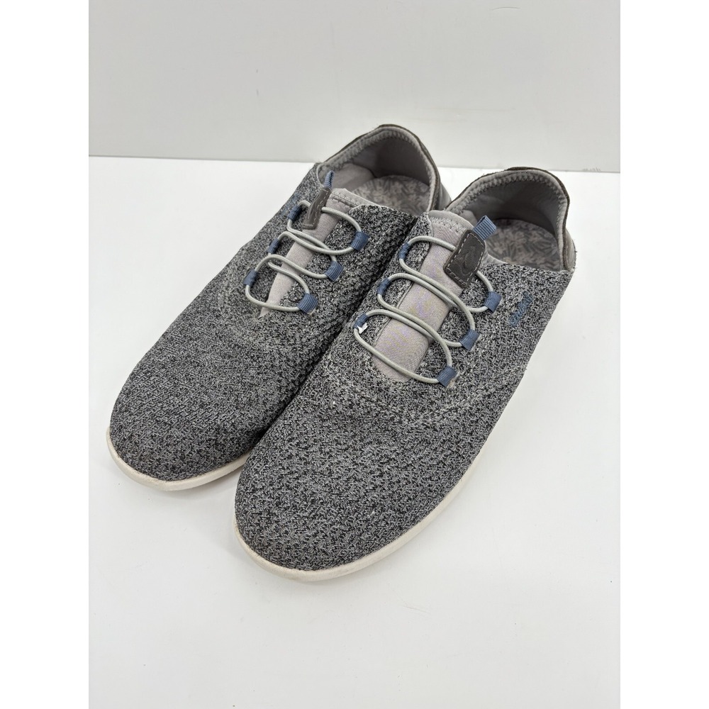 Olukai Alapa Li Men's Gray Knit Slip On Casual Comfort Sneakers Shoes Size 8.5